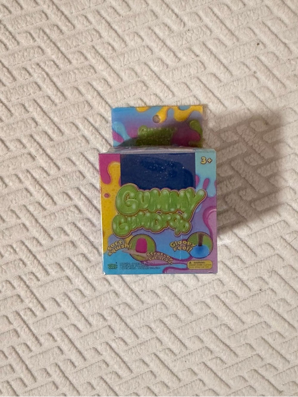 Gummy Gumdrop Squishy Blue Soft Stress Toy Viral TikTok Sensory